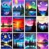 Set de 6 piezas de pintura de diamantes Pintura de diamantes 5D Hecho a mano DIY Diamante cuadrado Diamante completo Pintura de diamantes Amazon Stickers