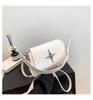 Bolso cruzado de un solo hombro de moda Bolso casual simple para mujer 2023 Invierno Nuevo Bolso cuadrado pequeño portátil de moda