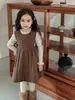 Camisa Base com Babados Estilo Coreano para Meninas para Outono e Inverno 2025 Nova Blusa de Tricô Engrossada com Gola Meia-Alta para Crianças