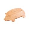 Tábua de Corte de Bambu em Formato de Leitão para Cortar Frutas, Utensílios de Cozinha, Placa de Suplemento Alimentar Infantil em Formato de Animal Doméstico Processamento e Personalização