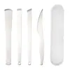 Set de Cuchillos Profesionales para Manicura y Pedicura, Herramienta Portátil de Acero Inoxidable para Salón de Uñas, Eliminación de Callos