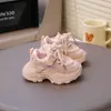 Zapatos de Papá de Moda Nueva Temporada 2026 Primavera y Otoño Zapatos Deportivos Infantiles Versátiles de Moda Zapatos para Correr para Niños y Niños Pequeños