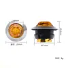 Luz Lateral Caliente Transfronteriza para Coche Camión 12V24V Luz Redonda Pequeña para Camión Luz de Posición Luz de Señalización para Camión Luz Ojo de Águila