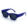 2023 nuevas gafas de sol blancas de caja pequeña para hombres, moda europea y americana, gafas de sol rojas Y2K para mujeres, venta al por mayor transfronteriza ins