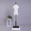 Mannequin de meio corpo para loja de roupas, manequim de meio corpo feminino para exposição de roupas, suporte de exibição vintage em madeira maciça