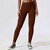 Traje de Ropa de Yoga Tejido de Punto sin Costuras Europeo y Americano Transfronterizo de Hilo Acanalado de Manga Larga y Chaleco Pantalones Ropa Deportiva para Fitness Yoga para Mujer