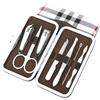 Cortaúñas traje manicura 7 piezas set en stock regalos publicitarios LOGO imprimible herramientas de manicura cortaúñas traje