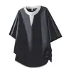 Camiseta de Manga Corta Henley Texturizada de Moda Verano 2026, Falsa de Dos Piezas, para Hombre