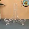 Soporte de Madera Maciza para Alitas de Pollo Soporte de Exhibición Tablero de Dibujo Soporte Decorativo de Mesa Adorno Artesanal Soporte Redondo