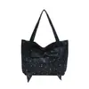 Bolso Tote de Alta Gama Estilo Coreano Nicho Lazo Estrella para Mujer 2025 Nuevo Dulce Sexy Gran Capacidad Bolso de Hombro