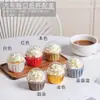 Cupcakes Grandes Mephin Vaso Papel para Hornear para Horno de Alta Temperatura Mephin con Tapa Vaso de Papel Madeleine