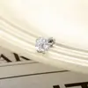 Verano Nuevo Estilo Minimalista Forma de Corazón Flor de Circonita Moda Versátil Exquisito Nicho Perforación de Cartílago Hueso del Oído Stud Joyería