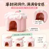 Esconderijo para Hamster Hamster Dourado Ninho Quente de Algodão Porquinho-da-Índia Chinchila Bolo Esconderijo para Animais Pequenos Fofo Ninho Quente de Algodão