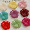 Primavera y verano Nuevos ins textura dulce flor de cinco pétalos parche de resina accesorios para el cabello diy pinza para el cabello funda de teléfono móvil material al por mayor