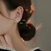 Zircón Cóclea Hueso de la Oreja Uña Femenina Mini Pequeña Temperamento de Alta Gama Combinación con Todo Polo de la Oreja Dormir Libre Uña de Oreja 925