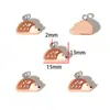 Nuevo Colgante de Animal Insecto Mariposa Abeja de Resina de Dibujos Animados Llavero DIY Pendientes Accesorios para Bolsos W779