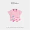 Ropa para Niñas Camiseta de Manga Corta de Verano para Niñas de Dudu Conjunto de Verano para Bebé Ropa para Niños