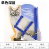 Coleira com Peitoral Estampado para Gatos de Estimação para Passeio, Coleira para Gatos British Shorthair, Ragdoll, Siamês e Gatos Tigrados