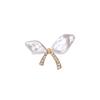 Broche de perla con lazo nuevo de comercio exterior para mujer, ambiente simple, versátil, corsage, pasador anti-luz para ropa, venta al por mayor