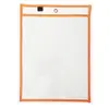 Amazon AliExpress Shopee Fuente de Fábrica Transfronteriza Color Caqui Color Bolsa de Pizarra Blanca Bolsa para Documentos Limpiable