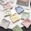 [80-120] 524 Seda de Hielo estampado lindo tiro bajo bolsa de ropa interior para mujer cadera con taladro ropa interior para mujer tiro bajo