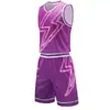 Uniforme de baloncesto de alta calidad para hombre, impresión de logo personalizado, ropa deportiva para adultos, entrenamiento, juvenil, competición universitaria