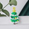 Llavero creativo de árbol de Navidad de Santa Claus, pequeño regalo de Navidad, pegamento flexible tridimensional, colgante de muñeco de Navidad, festivo