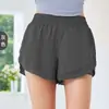 Conjunto de Yoga de Verano Personalizado con Cuello en V de Manga Corta y Shorts para Mujer OEM Simple Secado Rápido Top de Fitness Malla para Correr Personalización