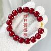 Pulsera de Raíz de Bodhi de Jade Blanco de Semilla Antigua Birmana Natural Envuelta Alrededor del Dedo Pulsera de Semilla Original de Bodhi de Cinabrio Suave Venta al por Mayor