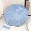 Paraguas Plegable Totalmente Automático para Mujer, Protección Solar, Doble Uso para Sol y Lluvia, Paraguas de Sol de Regalo al por Mayor con Logo, Recubrimiento Negro