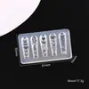 Molde de Silicona para Tallado de Uñas Nuevo Transfronterizo, Molde de Impresión para Árbol de Navidad, Campana, Hombre de Jengibre, Herramienta DIY para Uñas en Relieve
