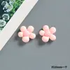 Pequeños Accesorios de Flor Colorida de Resina para Manualidades Joyería Horquilla Diadema Colgante Imán para Refrigerador Accesorios para Funda de Teléfono Parche