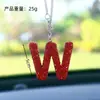 Colgante para Coche con Forma de Oso de Amor de Arcilla Amazon Transfronterizo, Colgante para Interior de Coche, Colgante de Letra de Alta Gama para Mujeres
