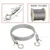 Cable de suspensión de imagen ajustable, cable de acero inoxidable de alta resistencia para colgar marco de imagen, cable de alambre para valla publicitaria, gancho de seguridad