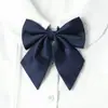 Pajarita Académica Estilo Japonés Jk para Fotos de Graduación Femeninas, Pajarita Borgoña de Uniforme Escolar, Camisa sin Corbata, Flor de Pluma Roja en el Cuello Tendencia