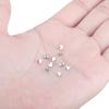 F136 titanio rosca interna labio clavo oreja hueso clavo luna estrella amor rayo cruz aleación de titanio G23 joyería para perforación