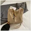 Bolso Retro de Nicho con Estampado de Leopardo para Otoño e Invierno para Mujer 2025 Nuevo Bolso de Hombro Axila de Moda para Viajes Bolso Tote Cubo
