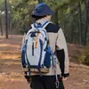 Mochila de Caminhada Grande Capacidade para Homens, Mochila Impermeável Leve Casual para Escalada e Viagem, Mochila para Mulheres