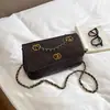 Bolso cuadrado pequeño de punto de cruz para mujer 2026 nuevo elegante versátil bolso de cadena diseño de nicho bolso de hombro único bandolera simple
