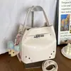 Bolso de Mano de Alta Gama Estilo Transfronterizo para Mujer 2026 Nueva Moda Versátil Bolso de Hombro Bolso Cruzado Tipo Cubo