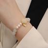 Pulsera de esmeralda Tianshan natural para mujer, perla, flor de Bodhi, marca de la suerte, pequeña, fresca, con cuentas, moda, para ir al trabajo, pulsera para mujer al por mayor