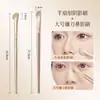 En Stock Cepillo Sombra de Nariz Dorado en Forma de Hocino Brocha de Maquillaje Cepillo Angulado para Contorno Cepillo para Sombras Mezcla Natural Herramienta de Belleza Mayoreo