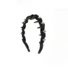 Faixa de Cabelo Original Resistente Tecido Torcido Dentes Antiderrapantes Cabeça Luxo Leve Strass Moda Versátil Faixa de Cabelo Temperamento Acessórios de Cabelo para o Dia a Dia