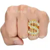 Traje de los 80 para Hombre Cosplay Hip Hop Punk Collar de Dólares Anillo Pendientes Gafas Sombrero de Pescador Traje