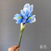 Lujo Ligero Flor de Iris Boda Flor de Simulación 2 Cabezas Grandes Alice Flor Falsa Arreglo Floral de Boda Flor Guía de Camino Arte Comercio Exterior Transfronterizo