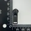 Não. 5 Puxadores de Zíper de Resina, Cabeça de Zíper Preta Eletroforética, Acessório de Fivela de Zíper para Roupas, Zíper de Barraca em Estoque