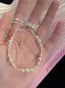 Pulsera de Perlas Shijia Manta Rose con Cuentas Florales para Mujer, Exquisita y Única, Accesorio de Mano Elegante y Versátil