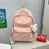 Mochila Estilo Japonês Soft Girl de Alta Aparência para Mulheres, Design de Nicho, Mochila Escolar Simples para Alunos do Ensino Fundamental, Mochila Pequena para Passeio de Primavera de Meninas