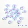 Accesorios de flor de cinco pétalos carnosos tridimensionales joyería para uñas de resina venta al por mayor flores de color claro materiales para accesorios de bricolaje