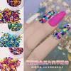Lentejuelas Redondas para Uñas Estilo Mismo que Little Red Book Punto de Ola Parche Súper Brillante para Uñas Decoración Láser para Uñas Joyería para Uñas
